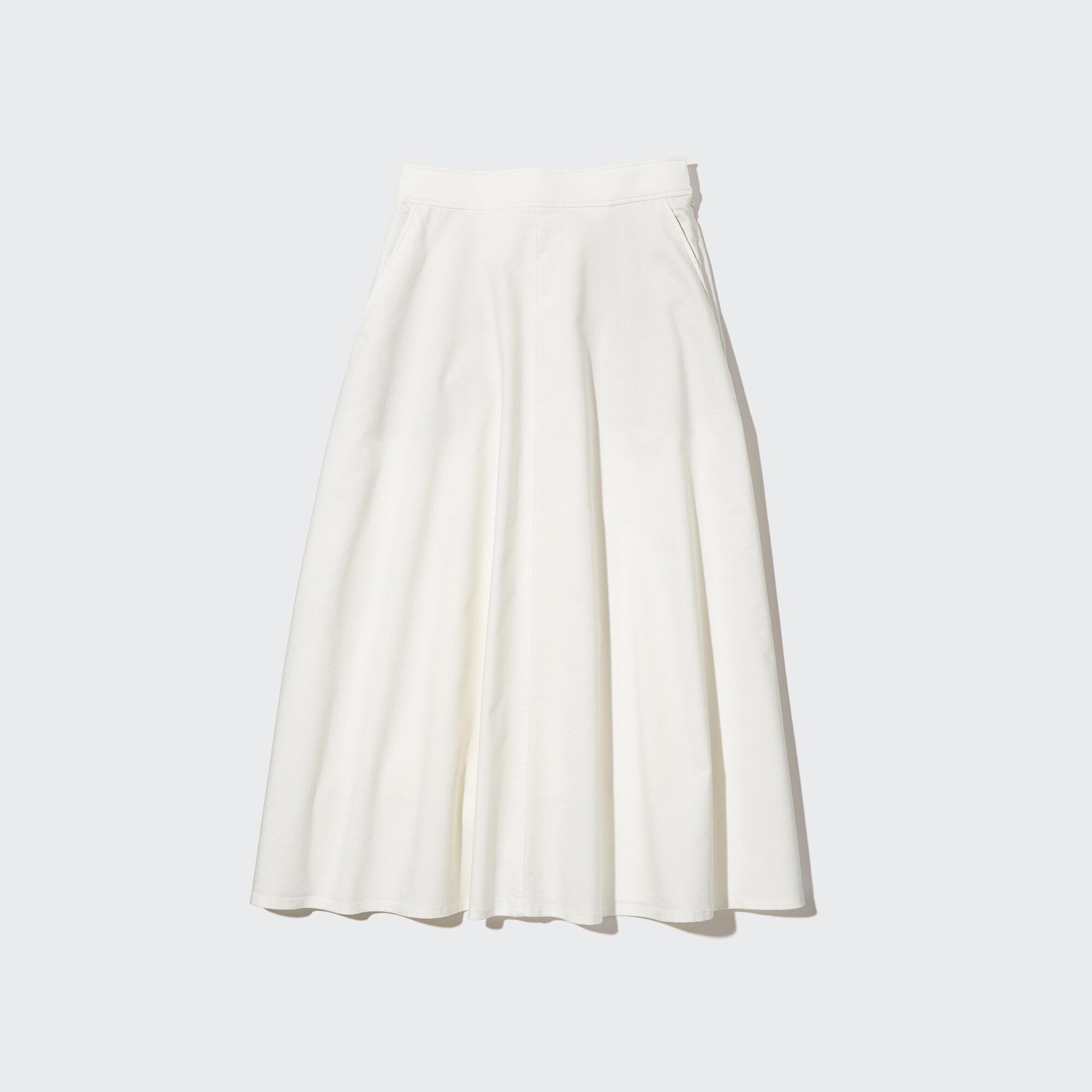 Women Cotton Blend Stretch Circle Skirt ...